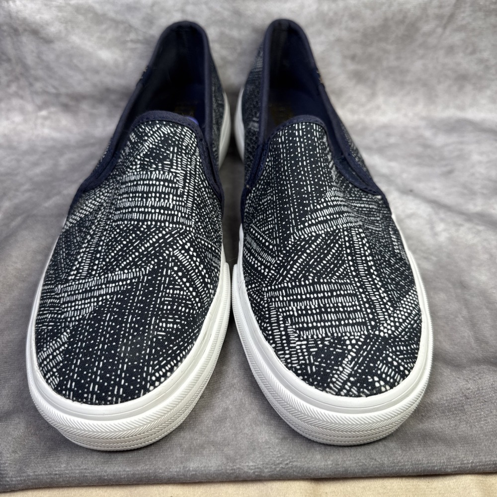 Keds Double Decker Canvas Women's Slip On Sneakers Shoe Navy Blue Size 8.5‎